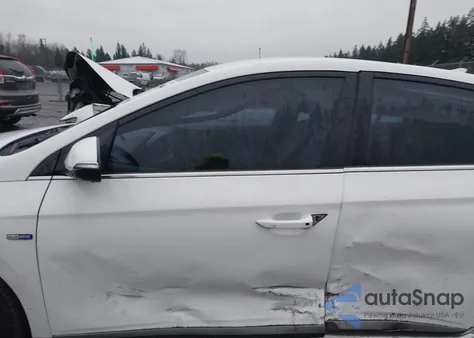2017 Hyundai Ioniq Hybrid Sel z USA, uszkodzony, nr VIN KMHC75LC0HU035634